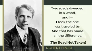 Read by the poet: "The Road Not Taken" by Robert Frost