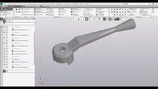 Моделирование ручки для шарового крана в КОМПАС-3D