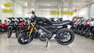 Cận cảnh Yamaha XSR 155vva phiên bản 2023 màu Đen bóng mới về CH Mai Duyên + giá bán #xsr #xsr155