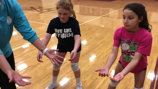 Beginner Volleyball Hand Position