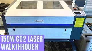 My 150w CO2 Laser Walkthrough | Engraving + Projects