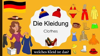 welches Kleid ist das? | German Vocabulary A1-A2 | deutsche Vokabeln | Clothes