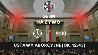 Sejm: ustawy aborcyjne