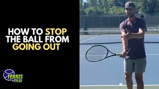 How To Not Hit Ball Long: Keep In Court: Tennis Lesson