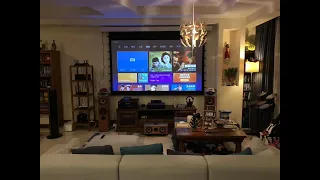 Motorized projection screen for Xiaomi Wemax One Pro UST projector