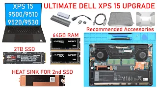 The Ultimate Dell XPS 15 9500/9510/9520/9530 RAM and SSD Upgrade with step-by-step instructions