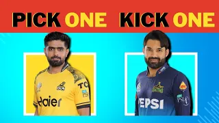 Pick one kick🦵 one cricketer 🏏 (PSL edition)/cricket Quiz.