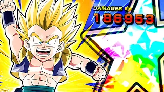 LETTERALMENTE INUTILE! 100% agl gotenks ssj "eza" SHOWCASE LINK LVL 10! DBZ: Dokkan Battle