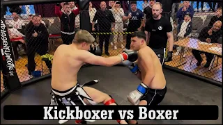 What Happens if you Kick a BOXER but Boxer outboxes you - Kickboxer vs Boxer