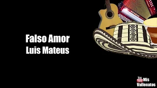 Falso Amor | Luis Mateus | Letra | Karaoke