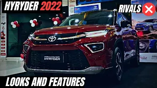 Toyota hyryder 2022 features and looks🔥better than creta!👍