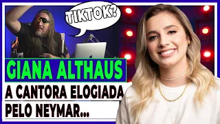 GIANA ALTHAUS, CANTORA REPOSTADA POR NEYMAR É AFINADA ?(Análise Vocal)