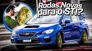 SUBARU STI - TITIO ACF encontrou um PROBLEMA GRAVE!?😱 RODAS NOVAS I-N-S-A-N-A-S