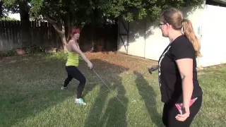 Smallsword Fight - Anne Westcott and Olivia Schleuter-Corey