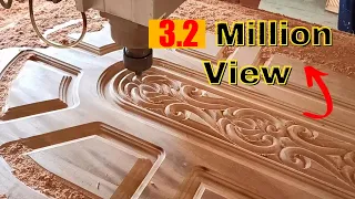 CNC Router Wooden Door Design | Modern Wood Furniture Design | Best Wood For Carving With CNC.