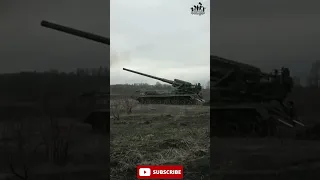 2S7 Pion Artillery in Action