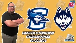 Creighton vs UConn 2/20/24 Free College Basketball Picks and Predictions  | NCAA Tips