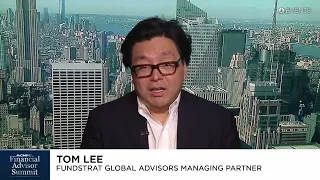 Fundstrat Global Advisors Tom Lee at CNBC Financial Advisor Summit 2023