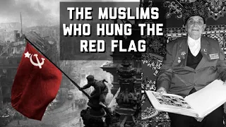 Muslims hung the Soviet flag in Reichstag
