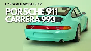 Porsche 911 Carrera (993) | UT 1/18 scale diecast metal model car | Up to Scale
