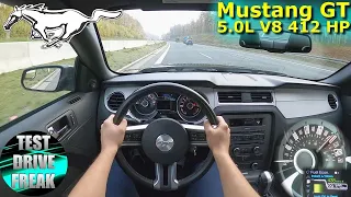 2013 Ford Mustang GT 5.0 V8 412 HP TOP SPEED AUTOBAHN DRIVE POV