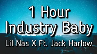 Lil Nas X - Industry Baby (Lyrics/Lyric Video) ft. Jack Harlow 🎵1 Hour