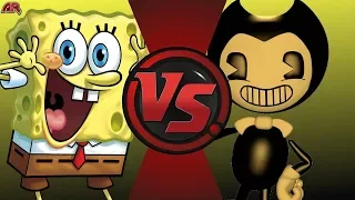 SpongeBob vs Bendy and the Ink Machine! Cartoon Fight Night Episode 62!