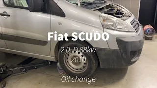 Fiat SCUDO 2.0.D Oil change