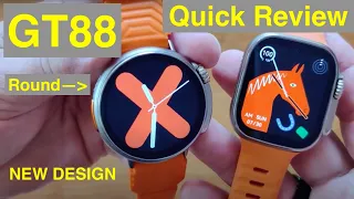 Look! It’s a ROUND version of an "Apple Watch Ultra" Shaped smartwatch! MISIRUN GT88: Quick Overview