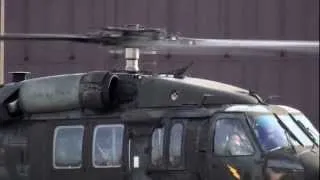 Blackhawk Army Helicopter Take Off