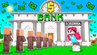Ich ERÖFFNE eine VILLAGER BANK in Minecraft!