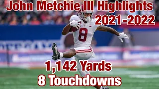 John Metchie III Full 2021-2022 College Football Highlights | Alabama Receiver |