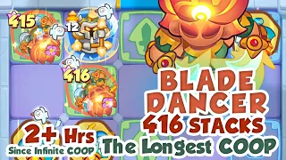 WORLD RECORD? BLADE DANCER - 416 Stacks (Flowers) - More Than 2 Hours | Rush Royale