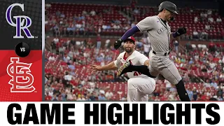 Rockies vs. Cardinals Game Highlights (8/16/22) | MLB Highlights