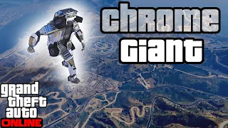 Giant Chrome Insurgent Megazord attacks Los Santos! - GTA5