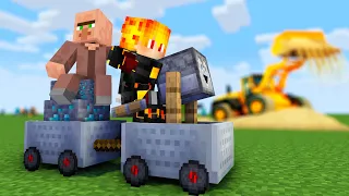 СТРОЮ ДЕРЕВНЮ ДЛЯ ВЫЖИВШИХ В МАЙНКРАФТ ! Алексбой Minecraft