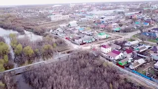 Уральск, 17 апреля 2024 года. Высота воды в Урале 780 см.
