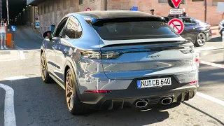 Porsche Cayenne Turbo GT - Start Up And Accelerating SOUNDS!