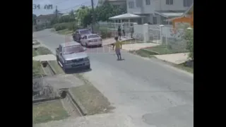 CCTV captured several miscreants scaling a wall at Caryota Drive in Couva on Thursday 16th May, 2024