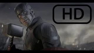 CAPITÃO AMÉRICA levanta o MARTELO DO THOR contra THANOS 4K (DUBLADO) PT-BR