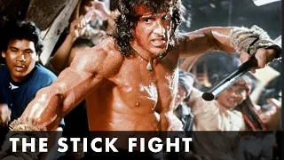 RAMBO III - The Stick Fight Clip - Starring Sylvester Stallone