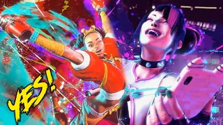 Street Fighter 6 KIMBERLY AND JURI TRAILER Reaction