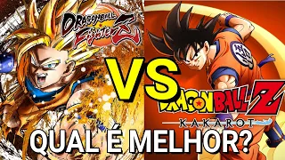 DRAGON BALL FIGHTER Z VS DRAGON BALL Z KAKAROT! QUAL É MELHOR?