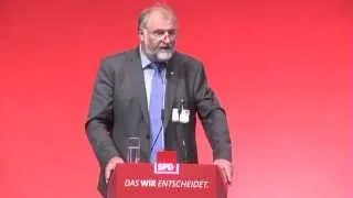 Der SPD-Parteikonvent, Teil 3: Leitantrag mit Klaus Wiesehügel