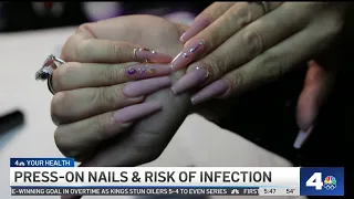 How to prevent infection from wearing press-on nails