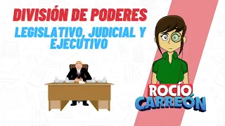 DIVISIÓN DE PODERES: LEGISLATIVO, JUDICIAL Y EJECUTIVO