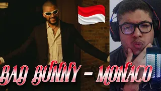 BAD BUNNY - MONACO (Official Video) | nadie sabe lo que va a pasar mañana [REACCION]