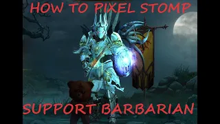Diablo 3: How to Pixel stomp - zBarb(Support Barbarian)