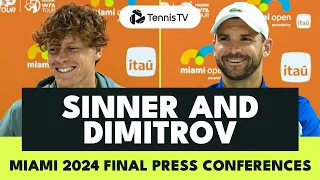 Jannik Sinner & Grigor Dimitrov React To Miami 2024 Final!