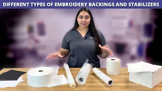 Understanding the Different Types of Embroidery Backings and Stabilizers